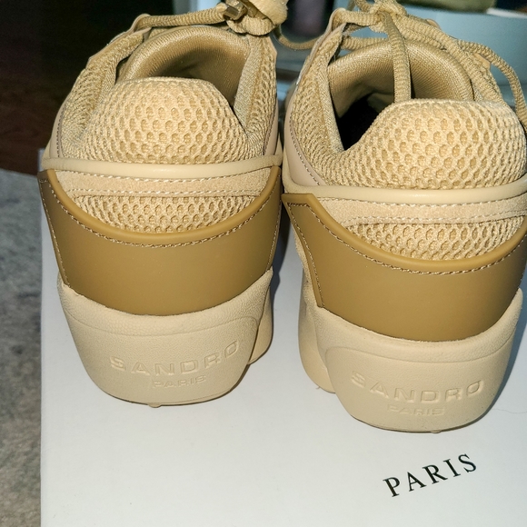Sandro Atomic Monochrome Chunky  Dad Sneakers - Picture 12 of 12